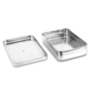 Caja de Almacenamiento para Instrumentos Dentales Quirúrgicos con Tapa en Acero Inoxidable 304 de Fentex Surgical Instruments - Product Image 2