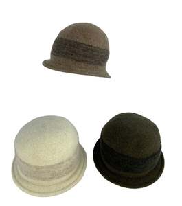 Sombreros de Pescador de Lana Personalizados a la Moda, Sombreros de Pescador de Lana para Mujer, Diseño de Pintor, Sombreros de Lana Tejidos - Product Image 1