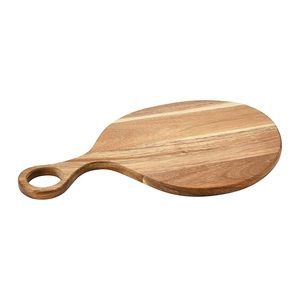 Planche à découper élégante en bois ACACIA nouveauté planche à pizza ARTISAN AURA pour la cuisine et le restaurant décor coupe des aliments - Product Image 2