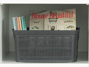 Afossa กล่องเก็บของอเนกประสงค์10L(2.6สาว) พร้อมฝาปิดจากผู้ผลิตที่ทนทานออแกไนเซอร์สำหรับการจัดเก็บในบ้านสำนักงานทำในตุรกี - Product Image 2