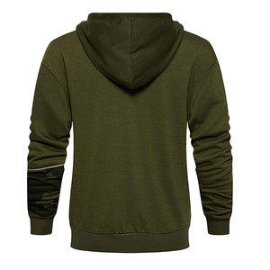 El último traje de jogging con estampado de camuflaje ajustado para hombre hecho a medida, chándal de lana personalizado, método de tejido, conjuntos de estilo - Product Image 4