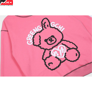 Pakistán hizo 100% algodón polar transpirable moda Color contraste Puff impreso sudaderas con capucha hombres invierno con capucha venta al por mayor precio bajo - Product Image 5