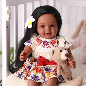 Muñeca Bebé Reborn de Vinilo Realista de 20 Pulgadas, Modelo <span class=keywords><strong>Susan</strong></span> de Babeside, con Cabello Rizado Injertado a Mano - Product Image 3