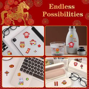 卸売カスタムOEM <span class=keywords><strong>2026</strong></span>新年3D立体ステッカーシート - Product Image 2