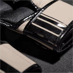 Meilleurs gants de sparring Muay Thai MMA Demi-doigts Main ouverte Cuir synthétique Évacuation de l'humidité Bracelet de poignet réglable Entraînement en salle de sport - Product Image 5