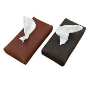 Boîte à mouchoirs décorative en cuir véritable – Design classique, luxueux et léger pour voiture/bureau/maison |   Matériaux de haute qualité - Product Image 1