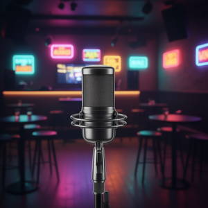 Camiseta de Karaoke para Cantantes con la Frase 'No Siempre Canto, Oh, Espere, Sí, Si Canto'-Ropa Promocional - Product Image 3