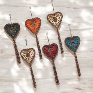 Décoration Zari suspendue, ornée de perles, de fil de pierre et de dentelle, pour la broderie sur tissu et la création de vêtements - Product Image 2