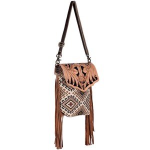 Sac à main en cuir véritable pour femmes Vintage à sangle unique sac à main pour femmes fermeture à glissière couverture de selle antique Design - Product Image 2