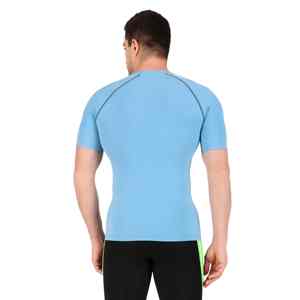 Camisetas de Compresión para Hombre, para Fisicoculturismo, Estampadas, Sin Costuras, Transpirables, Absorbentes de Sudor, Ajustadas, de Poliéster y Elastano, Ropa Deportiva - Product Image 2