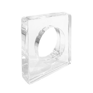2023 nueva llegada venta directa de fábrica decoración de la boda aleación diamante lleno de cristal servilleteros - Product Image 5