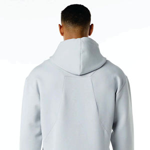 Sudadera con Capucha y Cremallera Extra Grande de Felpa Técnica de 500 GSM para Hombre, Personalizada al por Mayor, con Parches de Algodón, Chándales, Logotipo Bordado, Invierno - Product Image 6