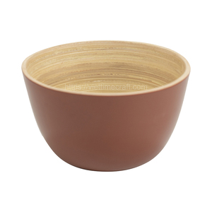Ensemble de 6 bols en bambou enroulés/filés pour servir des aliments pour la décoration de la cuisine vente en gros du Vietnam - Product Image 4