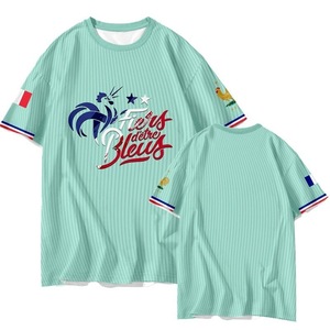 Maillot de football de l'équipe nationale de <span class=keywords><strong>France</strong></span> Mbappé 2026, impression 3D sublimée, t-shirt de football à manches courtes à séchage rapide, personnalisé - Product Image 4
