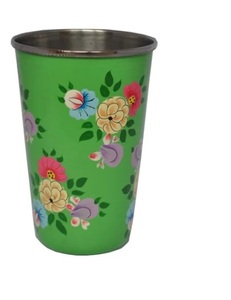 Verre peint à la main de style premium en acier inoxydable avec un design moderne utilisé pour la maison et les clubs - Product Image 4