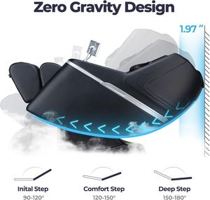 Sillón de Masaje de Cuerpo Completo con Gravedad Cero, Masaje Shiatsu, Reclinable con Modos Automáticos, Calefacción Integrada para Espalda, Parte Superior de las Piernas - Product Image 5