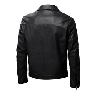 Veste en cuir grande taille de haute qualité pour hommes, vêtements d'extérieur coupe-vent, fermeture à glissière, vêtements de course automobile respirants - Product Image 2