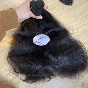 Cabello humano Natural Remy, sin procesar, virgen, vietnamita, rizado, cutícula - Product Image 3