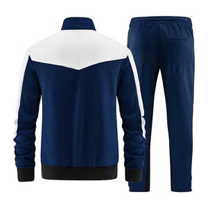 ชุดวอร์มมีฮู้ดสำหรับผู้ชาย, ชุดออกกำลังกายสองชิ้นใส่สบายเหมาะสำหรับใส่เล่นกีฬาแขนยาวใส่สบายเหมาะกับฤดูใบไม้ร่วงฤดูหนาว - Product Image 3