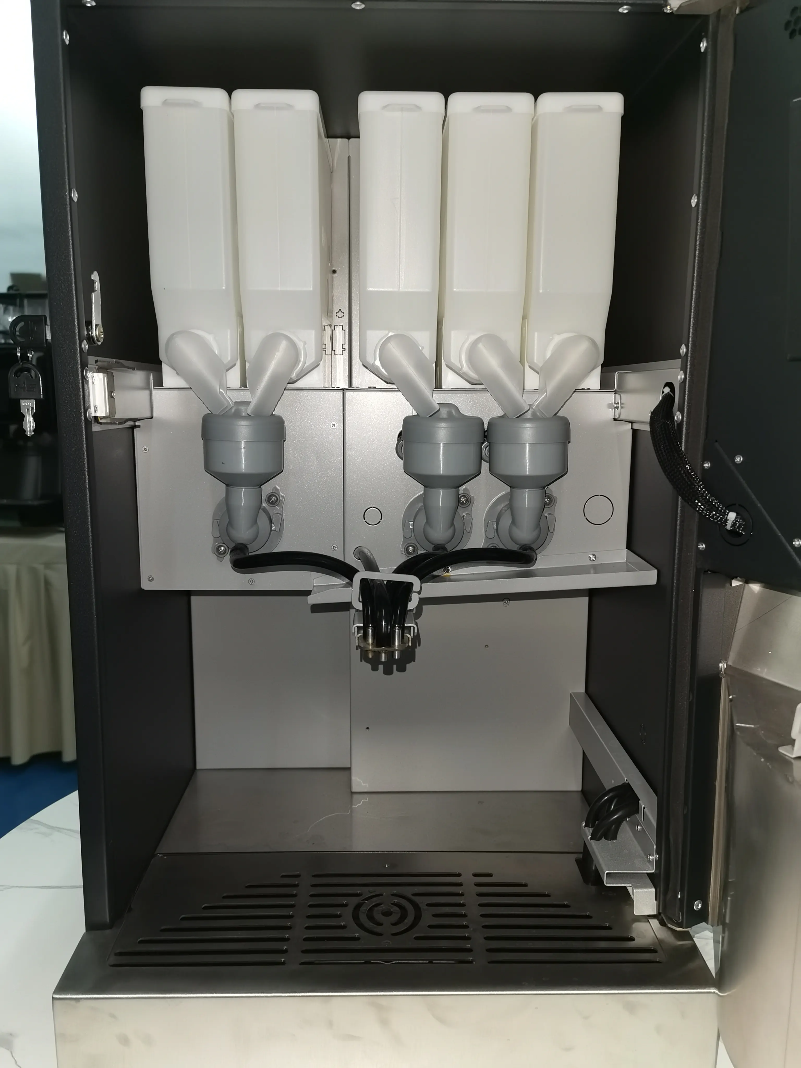 Machine à café EVOACAS MACIN5C-00 entièrement automatique pour boissons chaudes instantanées