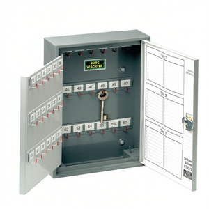 BURG-WCHTER 6700/57 R H280xW215xD70mm ตู้เก็บกุญแจ 2 ประตูพร้อมล็อคทรงกระบอก 57 ตะขอ ตู้เก็บของ - Product Image 3