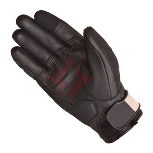 Premium for Black Goat Leather & <b>Mesh</b> Motorbike <b>Gloves</b> Genuine Leather Motorcycle Riding Unisex Sports Waterproof Breathable - Product Image 3