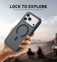 Coque givrée pour Xiaomi Redmi A7 Pro/A5/Note 15R/Poco C85/M8, effet magnétique, couleurs contrastées, toucher agréable, antichoc, antidérapante