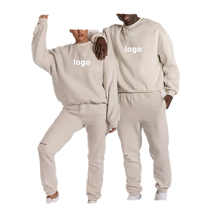 Chándal de invierno de dos piezas a la moda, chándales informales Unisex, conjuntos de ropa elegantes de ajuste holgado, chándal de ajuste Regular - Product Image 5