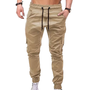 Hot Sale Custom Logo Gym Running Joggers Men Workout Fitness Quick Dry Sports Plus Size Stretchy Cargo Pants for Men - Product Image 3