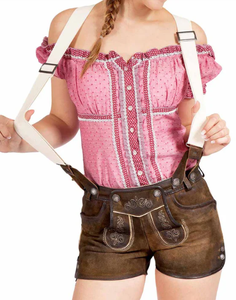 New Custom Bavarian Lederhosen German Wear Goat Leather Made <b>Shorts</b> and <b>Long</b> Traditional Pants Best Selling 2025 - Product Image 1