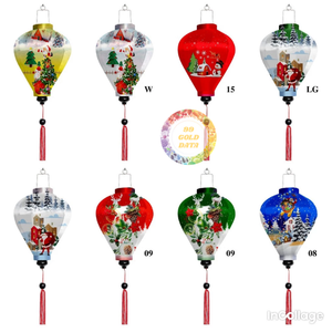 Linterna de seda Hoi an antigua de estilo tradicional de Vietnam, diseño Vintage de grado premium para decoración navideña, venta al por mayor de fábrica - Product Image 3