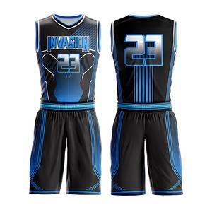 Conjuntos de Pantalones Cortos de Baloncesto Sublimados Personalizados, Camisetas de Equipo de Secado Rápido, Uniformes de Baloncesto Unisex de Talla Grande, Antibacterianos - Product Image 5