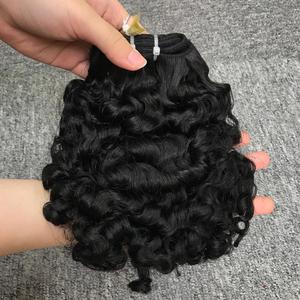 Nueva llegada Raw Vietnamita Remy Extensiones de Cabello Máquina Doble Trama Birmano Rizado Color Natural Sin Enredos Derramamiento Fácil Cuidado - Product Image 4