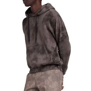 เสื้อฮู้ดผ้าคอตตอนผสมกรดแห้งเร็วแบบเรียบง่ายทนทานสูง - Product Image 2