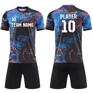 定制设计印花全套足球服修身轻质织物运动衫足球2022-2023 - Product Image 1