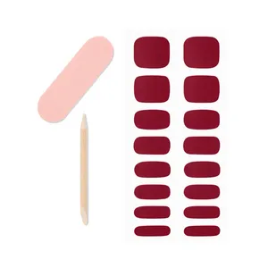 Strisce per Pedicure Ardell Nail Addict Sangria con Logo Personalizzato in Confezione di Plastica - Product Image 1