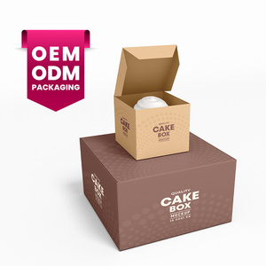Caja de Postres de Papel Kraft Sostenible de Alta Calidad con Logotipo Personalizado para Eventos de Catering, Opciones de Forma Personalizada OEM/ODM - Product Image 3