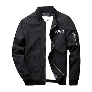 Blouson Bomber Homme Grande Taille Personnalisé Écologique de Haute Qualité, Col Montant Décontracté Hiver Léger en Toile Nylon/Polyester - Product Image 3