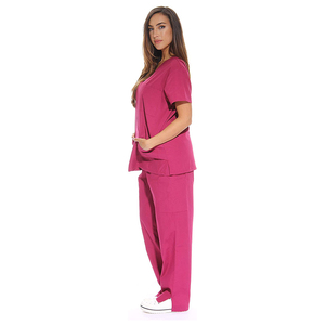 Uniforme de hospital para mujer al por mayor, traje de enfermera de algodón para mujer, traje de uniforme de hospital de secado rápido para mujer - Product Image 2
