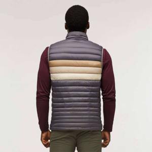 Gilet matelassé à capuche décontracté pour homme, style hip-hop, coupe ajustée, sans manches, imperméable, fermeture éclair, service OEM pour l'hiver - Product Image 3