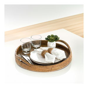 Bandejas de bambú de Vietnam respetuosas con el medio ambiente, bandeja de servicio hecha a mano, acabado pulido, grado comercial decorativo para cafetería, cocina, Use-SR2068 - Product Image 1
