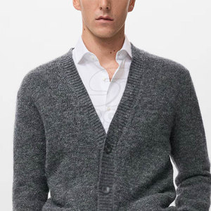 Men Cardigan Soft Fabric Lightweight Warm Daily Outfit Comfortable Fit Men Cardigan Simple Casual Outfit - Product Image 4