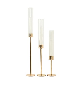 Soporte de vela de diseño de metal de latón hecho a mano, el mejor acabado pulido, decoración interior, candelabros de aspecto de diseñador - Product Image 2