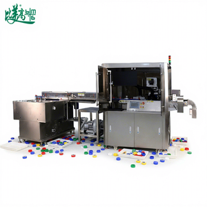 Marqueur laser automatique haute vitesse pour bouchons de bouteilles, imprimante de codes QR avec alimentateur, inspection par caméra et gestion des données - Product Image 6