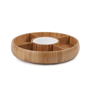 Dernier modèle de plateau de service à 3 compartiments en métal pour chips et trempettes, plat de service pour collations, plateau de service pour fêtes, plateau pour chips et trempettes, meilleur prix - Product Image 4