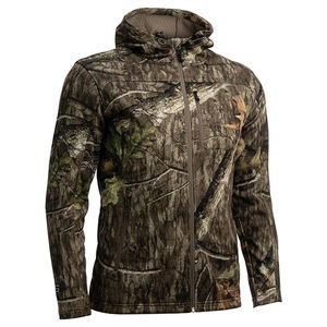 Vestes de chasse unisexes en softshell de haute qualité, respirantes, coupe-vent, imperméables, à col montant et fermeture éclair, personnalisables en gros - Product Image 3