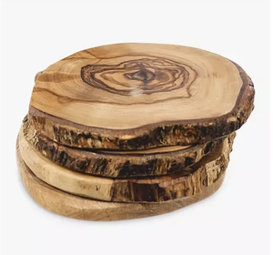 Dessous de verre en bois naturel Dessous de verre en bois de haute qualité faits à la main en Inde pour table de maison de restaurant d'hôtel - Product Image 3
