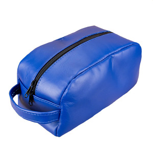 Trousse de maquillage en cuir PU personnalisée avec fermeture à glissière étanche de stockage de voyage sacs étui à cosmétiques logo personnalisé vente en gros - Product Image 6
