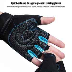 Fitness entraînement hommes 2025 haute qualité musculation haltérophilie sport demi doigt gants de gymnastique pour unisexe votre propre conception de Logo - Product Image 6