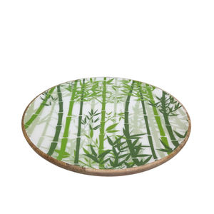 Marbre blanc de qualité supérieure en gros en vrac forme ronde dîner assiette de service à la main personnalisé en vrac - Product Image 5